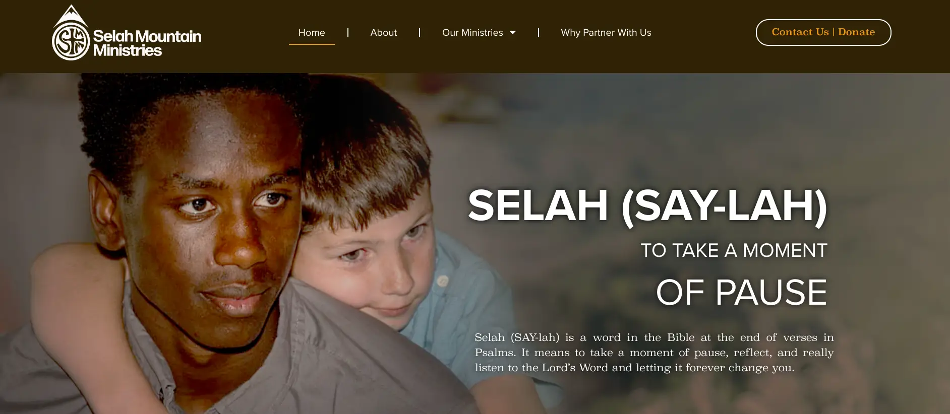Built a responsive WordPress website for a non-profit