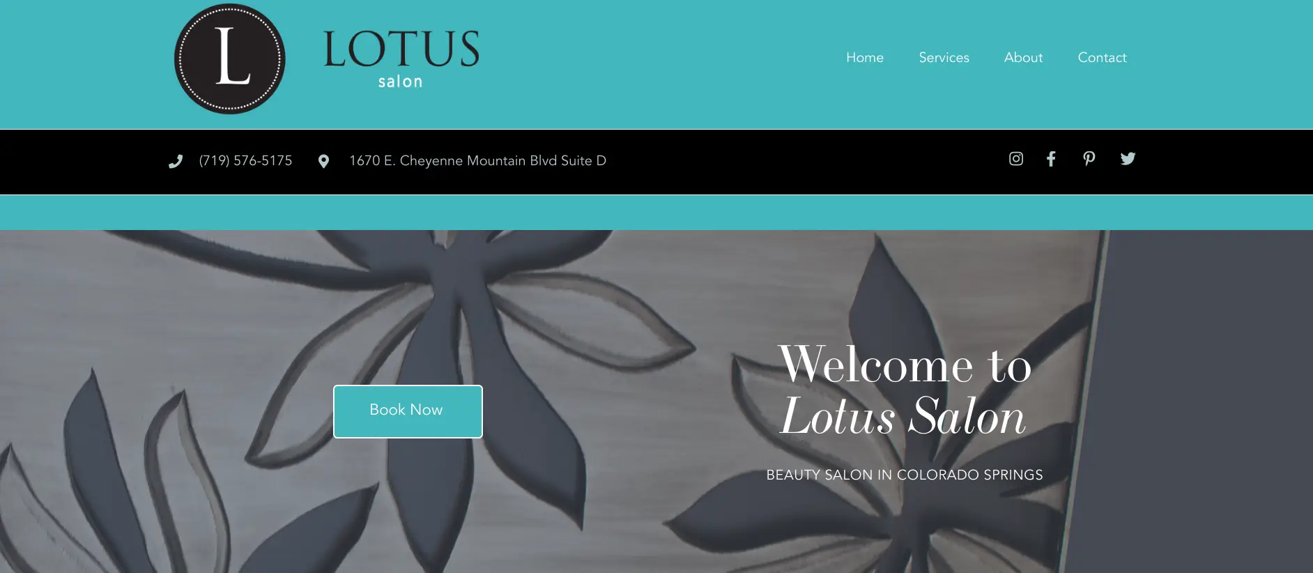 Built a responsive WordPress website for a beauty salon